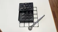 SAE 1/4" drive 10 Socket Flat