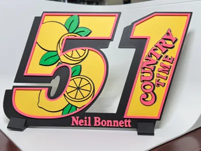 Neil Bonnett #51 Country Time Lemonade NASCAR