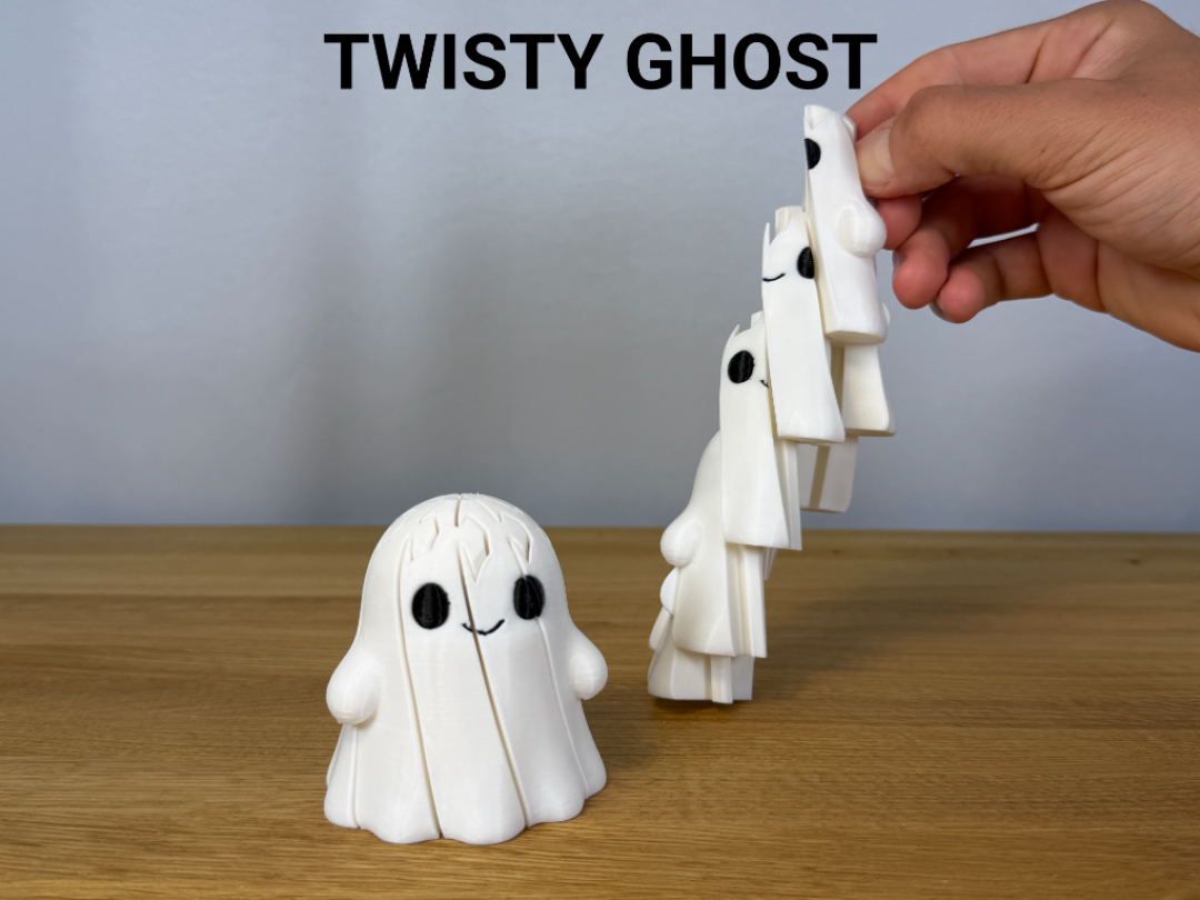 Twisty Ghost Fidget Toy - 3D printed Other Toys & Games, in stock in India
