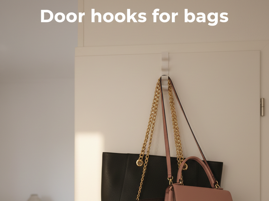 Door hook for bags / heavy duty