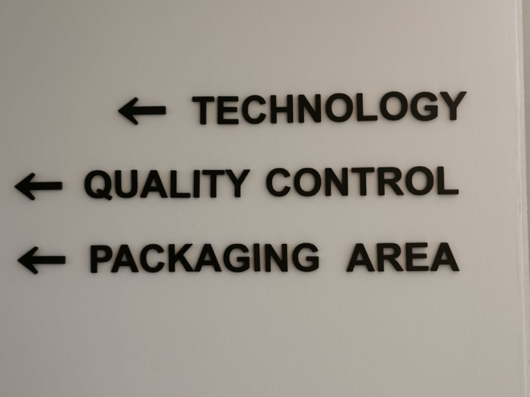 Office Wayfinding Sign Letters 