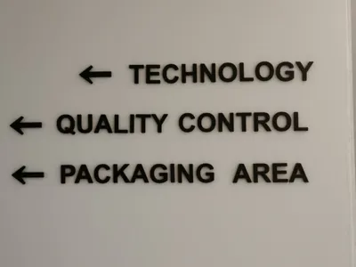 Office Wayfinding Sign Letters 