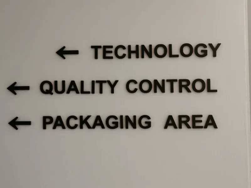 Office Wayfinding Sign Letters 