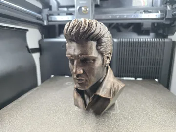 Figura decorativa: Elvis Presley Bust — vista de referencia 3