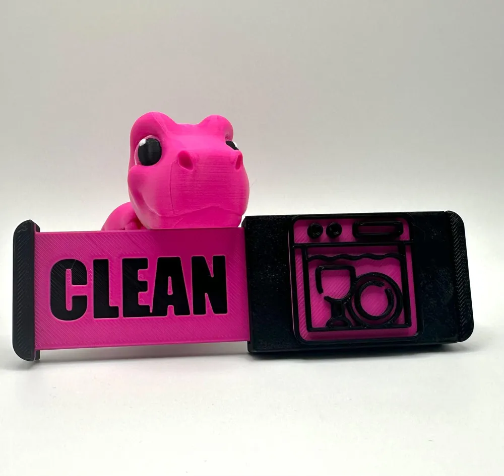 Dishwasher Slider (Clean/Dirty) - Free 3D Print Model - MakerWorld