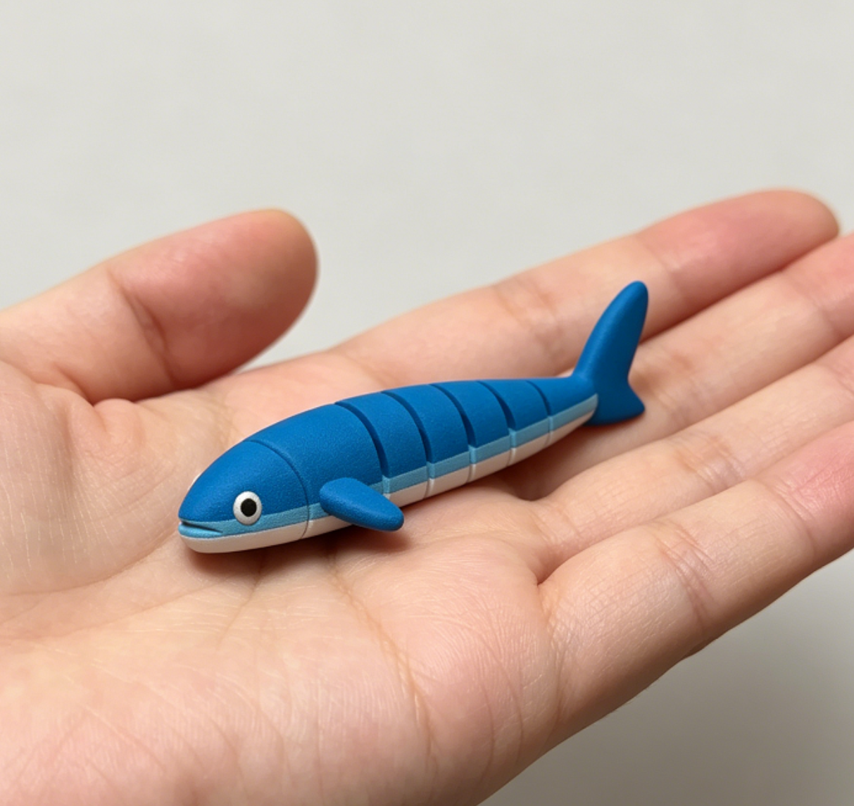 Miniatura 2 do modelo 3D 金枪鱼-可活动关节的动物-可动动物儿童解压动物玩具