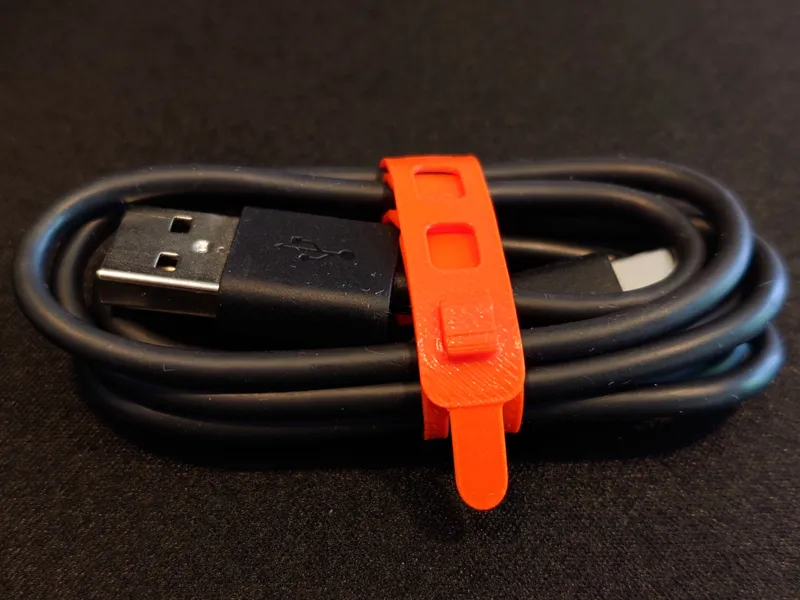 Stay-on Reusable Cable Tie in TPU