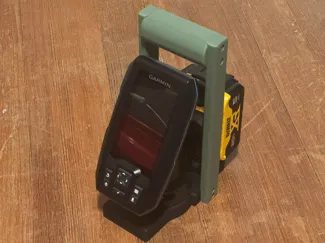 Garmin Striker 4 Ice Fishing Rig