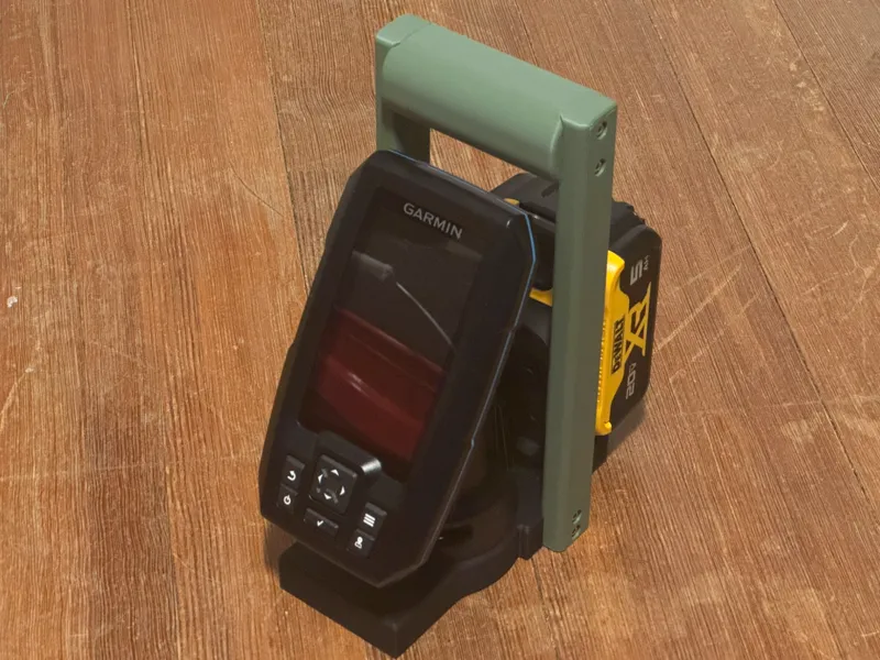 Garmin Striker 4 Ice Fishing Rig