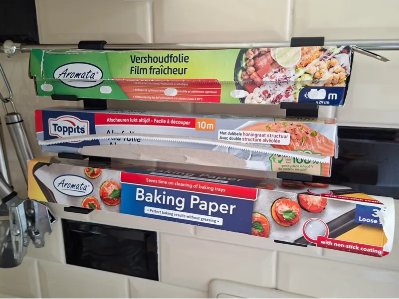 Kitchen role holder
