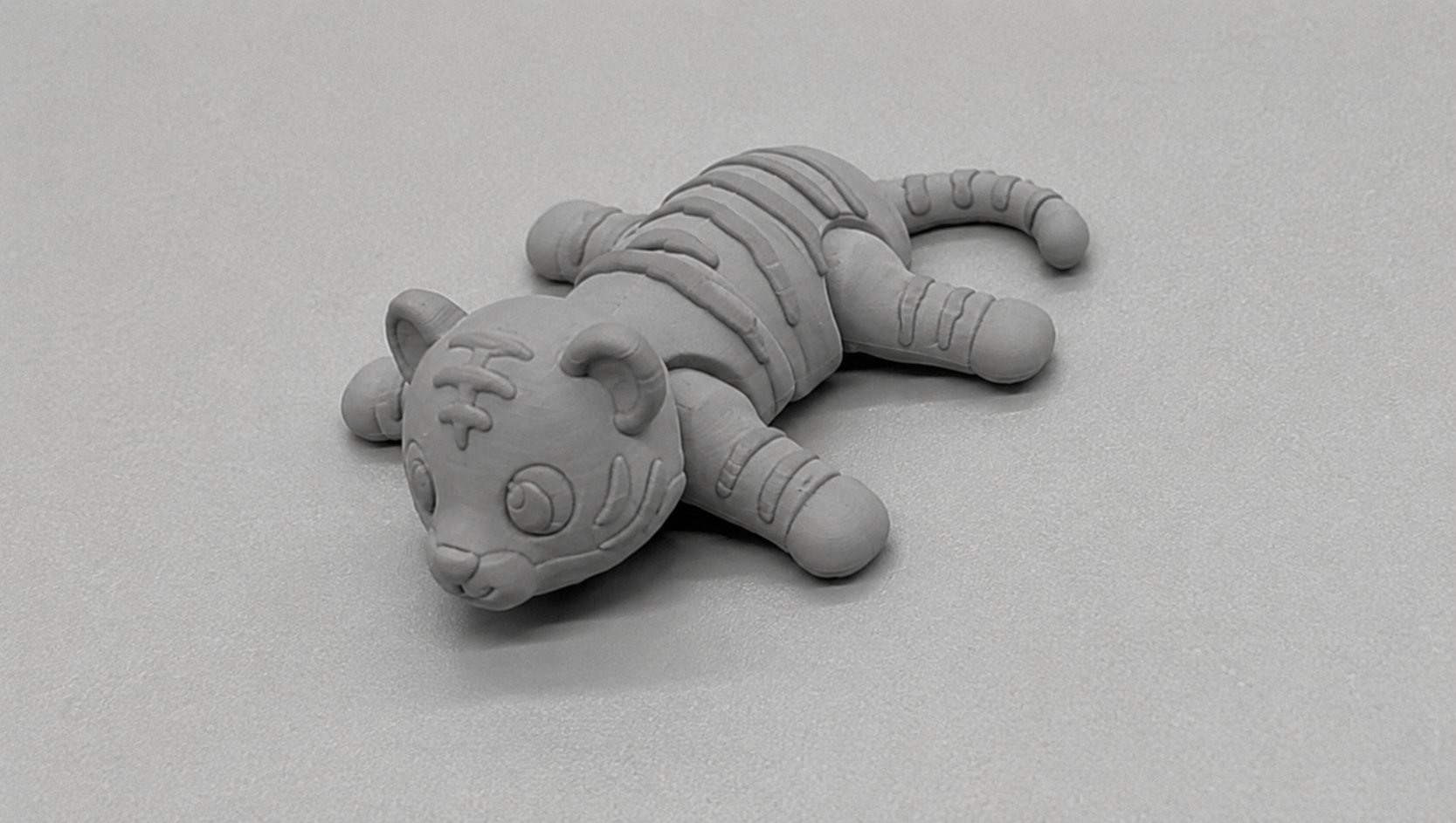 Miniatura 2 do modelo 3D Tiny Tiger
