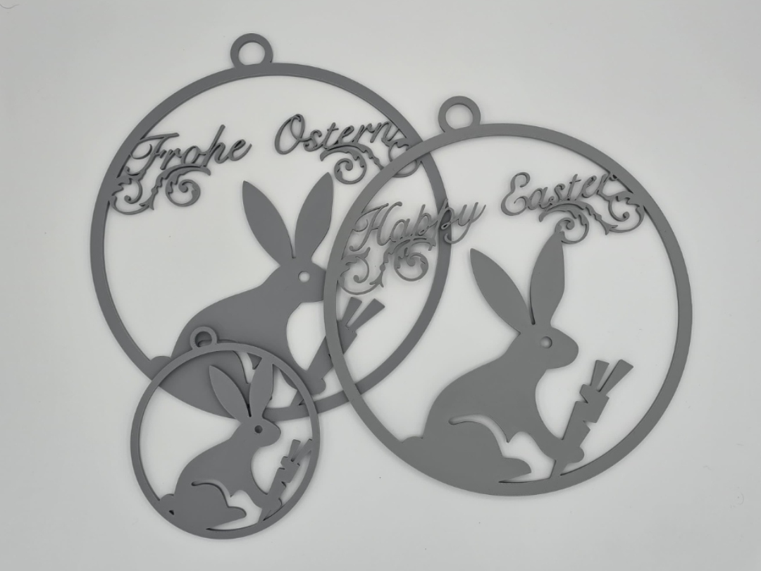 Ornaments / Loop Set - Frohe Ostern & Happy Easter