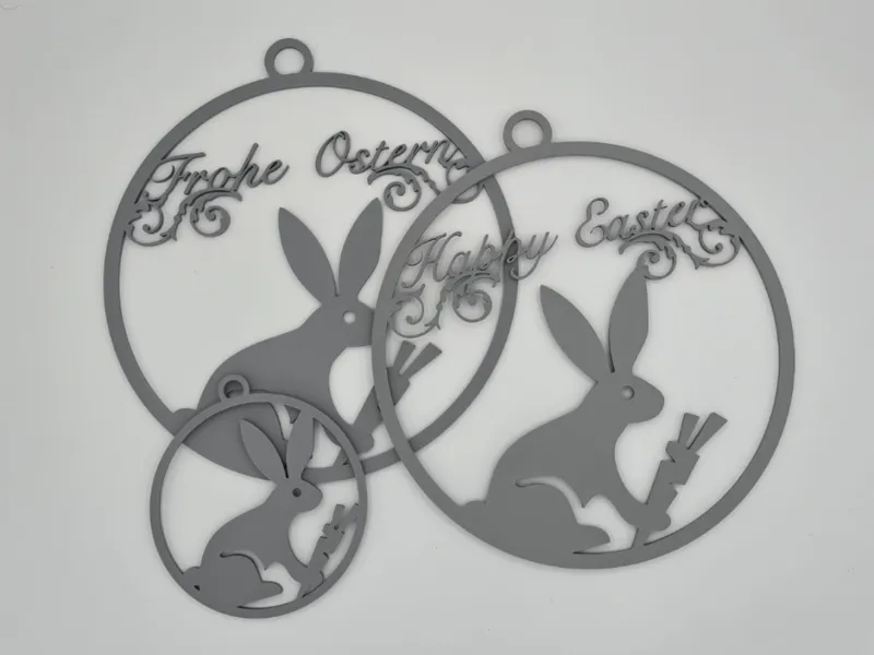 Ornaments / Loop Set - Frohe Ostern & Happy Easter