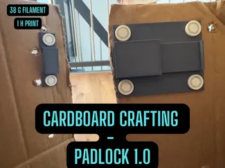 Cardboard Crafting  -  Padlock 1.0