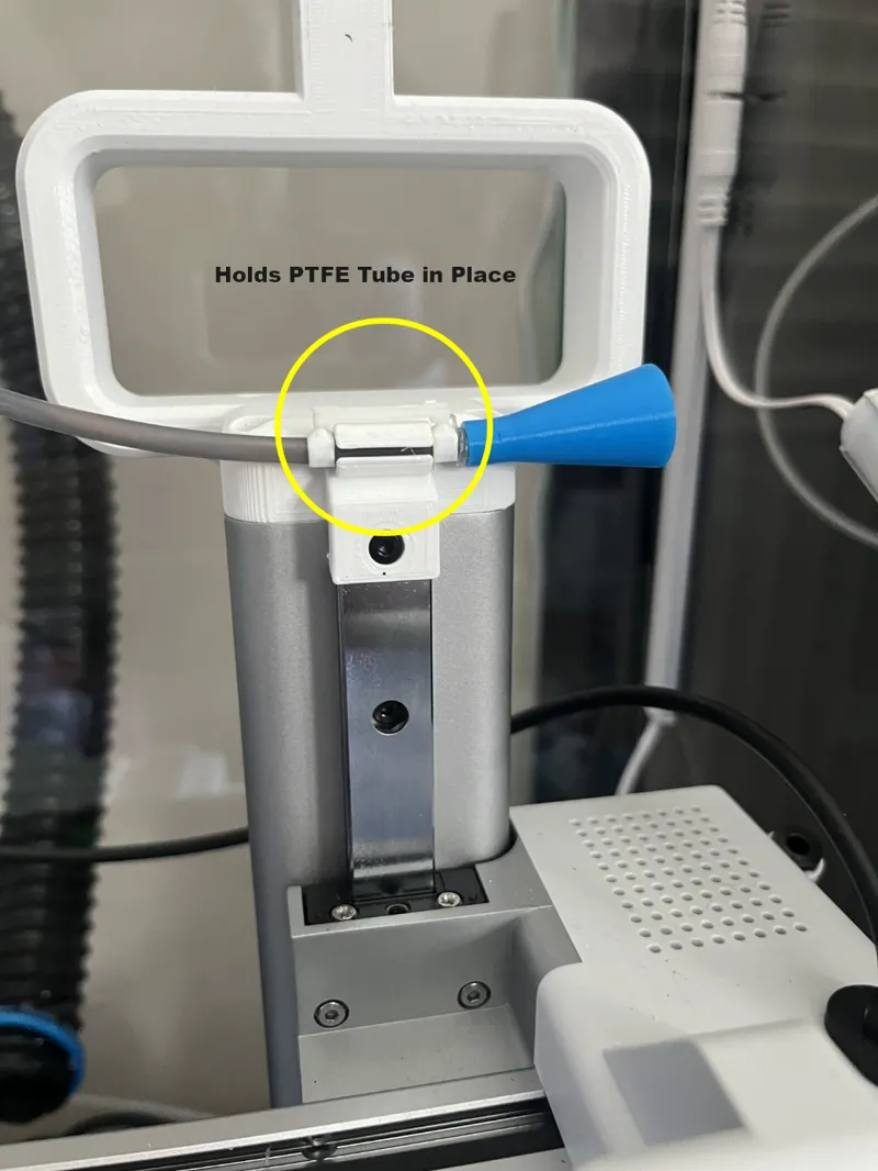 PTFE Tube Retainer for A1 Mini Carry Handle