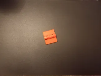Print in place hinge that goes to 90 degree corner