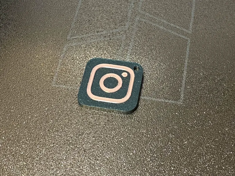 Instagram NFC Keychain
