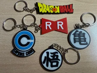 Pack Dragon Ball keychains
