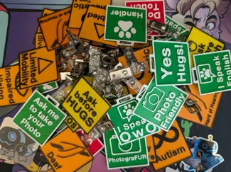 Furry Fursuit Communication Badges