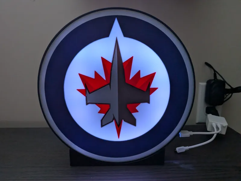 Winnipeg Jets Logo Lightbox