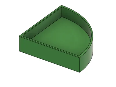 Terrarium water dish/bowl corner medium 