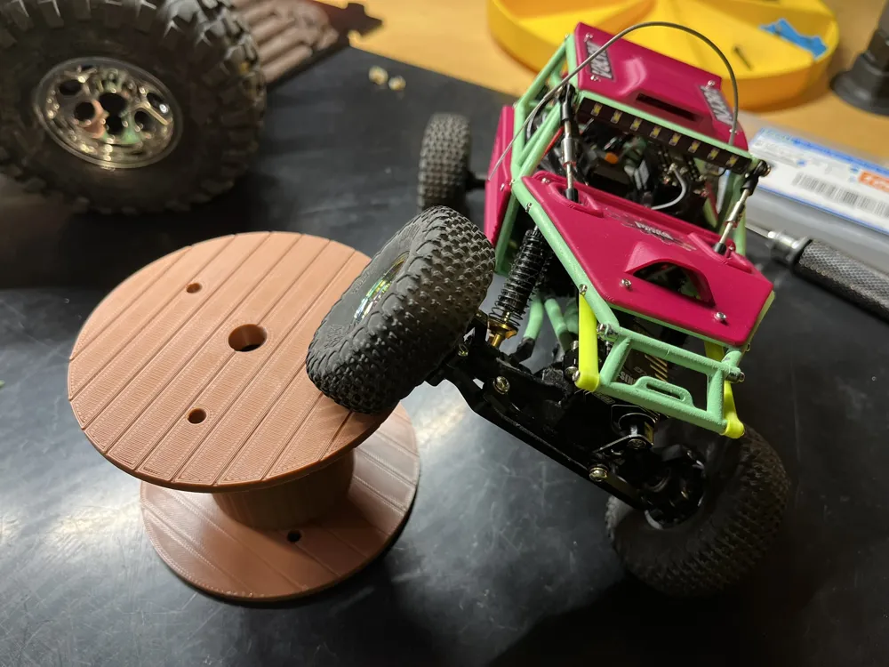Spool Phot RC Hydro Cable Spool 1:18 Scale - Free 3D Print Model - MakerWorld