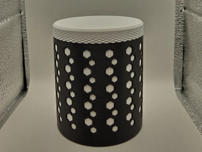 Hexagonal Screw-Lid Container