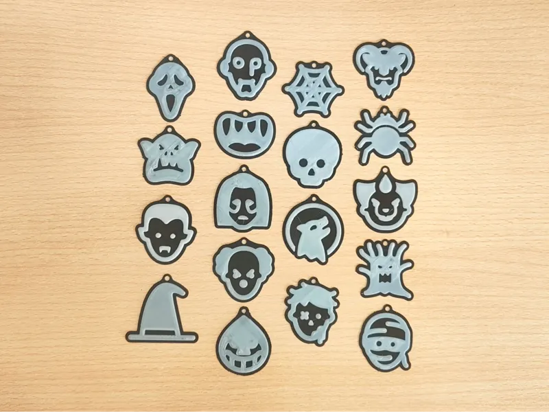 Halloween Keychains Set 2