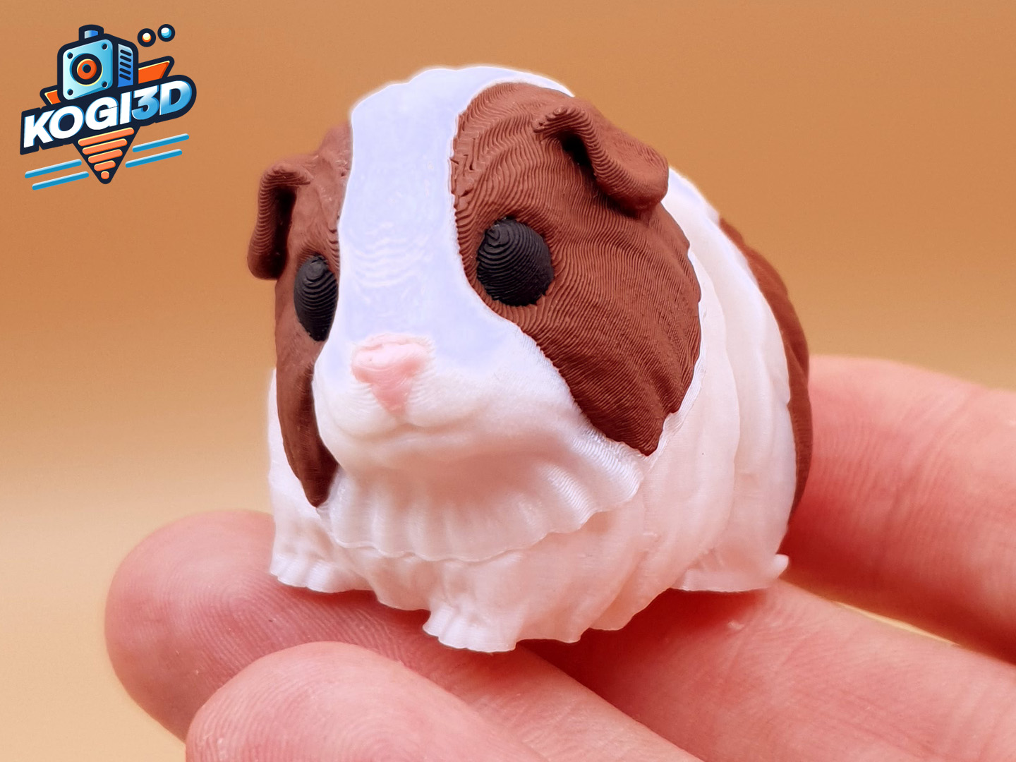 Cute Mini Flexi Guinea Pig - 3D printed Other Toys & Games, in stock in India