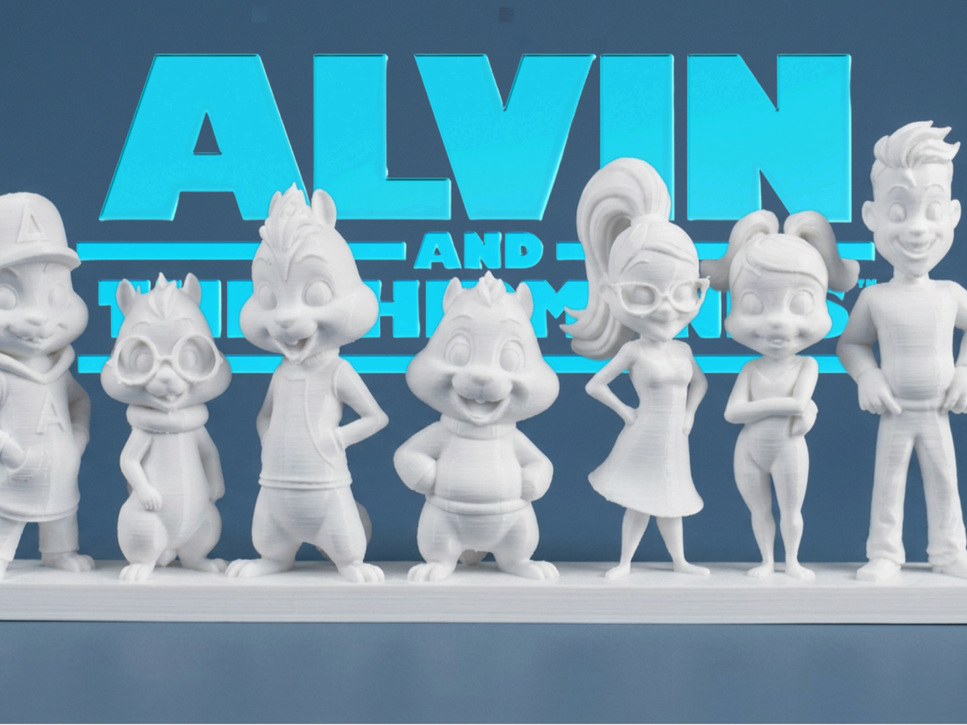 Alvin and the Chipmunks Family Figure Set
