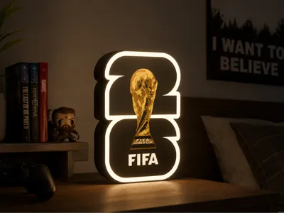 FIFA World Cup 2026 Lightbox Lamp
