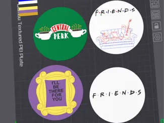 Friends coaster set