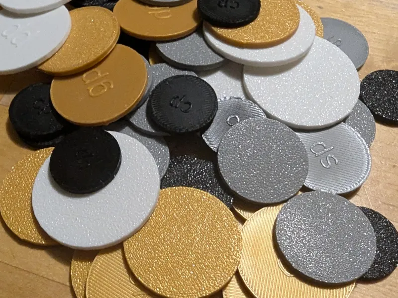 D & D Customizable Coins