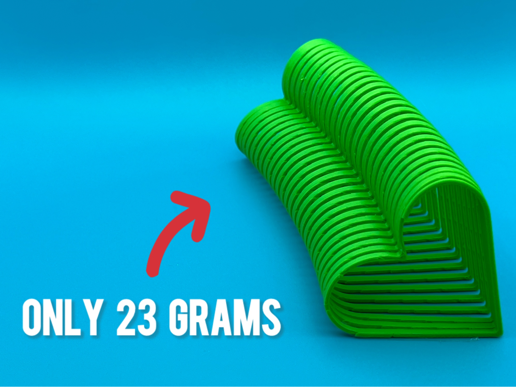 Ultra Flexi mini Slinky Herz Fidget (low Filament)