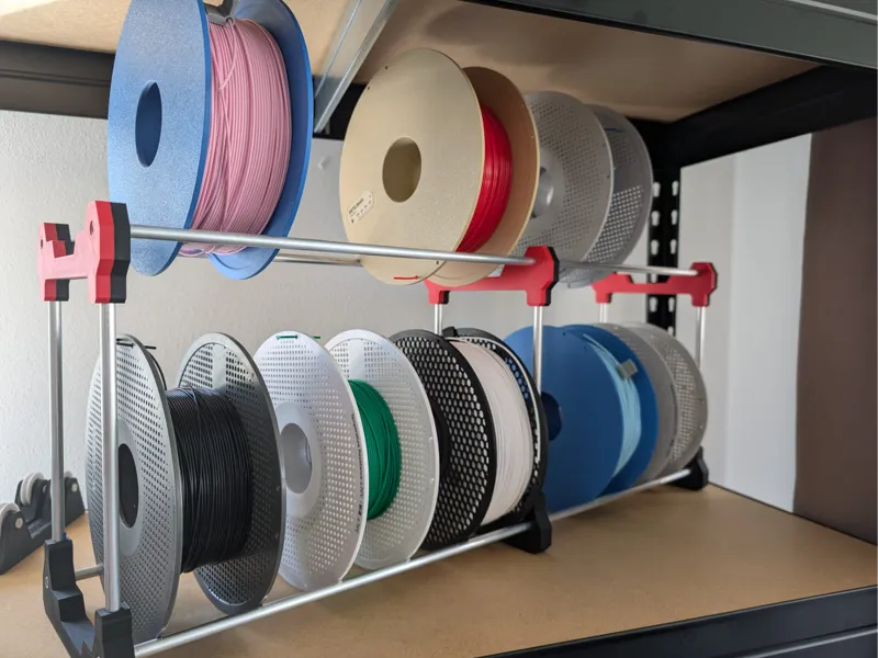 Stackable spool rack