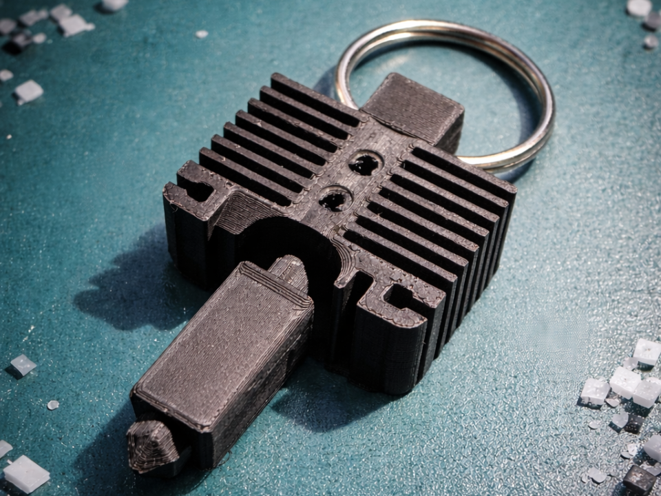 Bambu Lab Hotend Nozzle Schlüsselanhänger Keychain