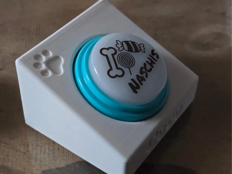 Angled Pet Training Button Helper- for Cats & Dogs