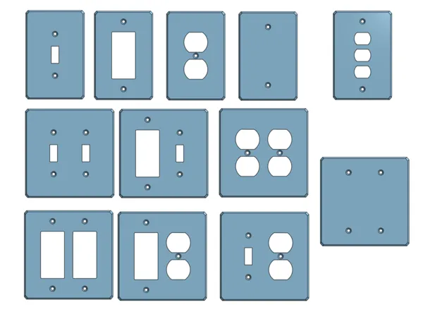 Caches d'interrupteurs et de prises déco