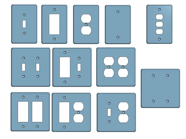 Light Switch Cover, Outlet Cover, GFCI Cover...