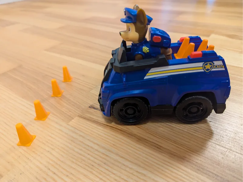 Traffic cones for the Chase car (Paw Patrol)
