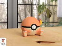 0004 Charmander NO ARMS SPLIT