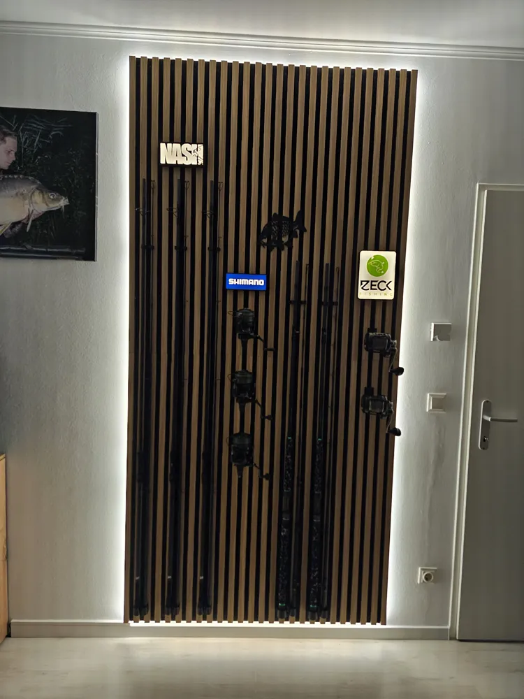 Carp Rod Display für Akustikpaneel – Kostenloses 3D-Druckmodell ...