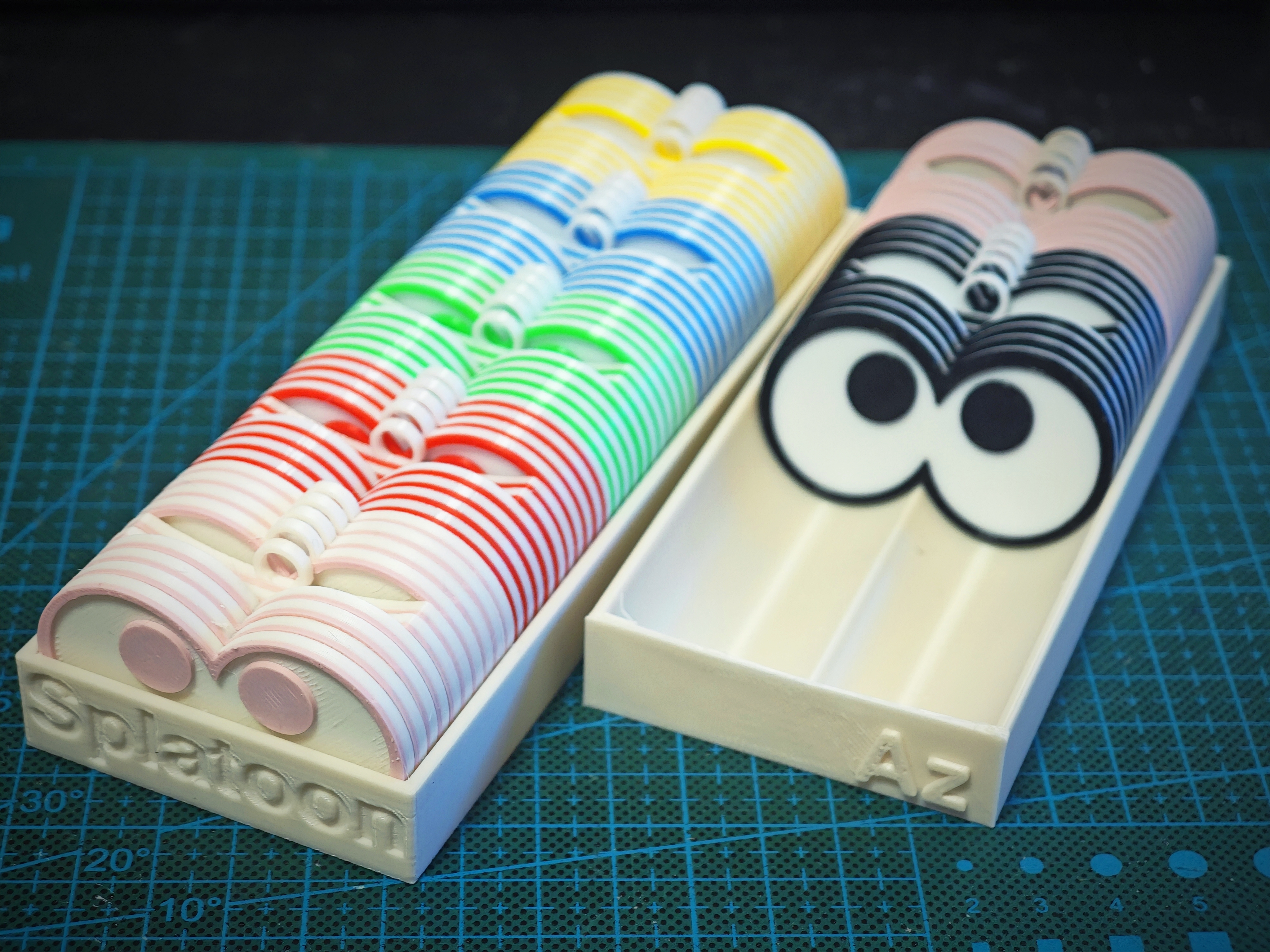 Miniatura 2 do modelo 3D Splatoon喷喷眼睛挂环版加冰箱贴版
