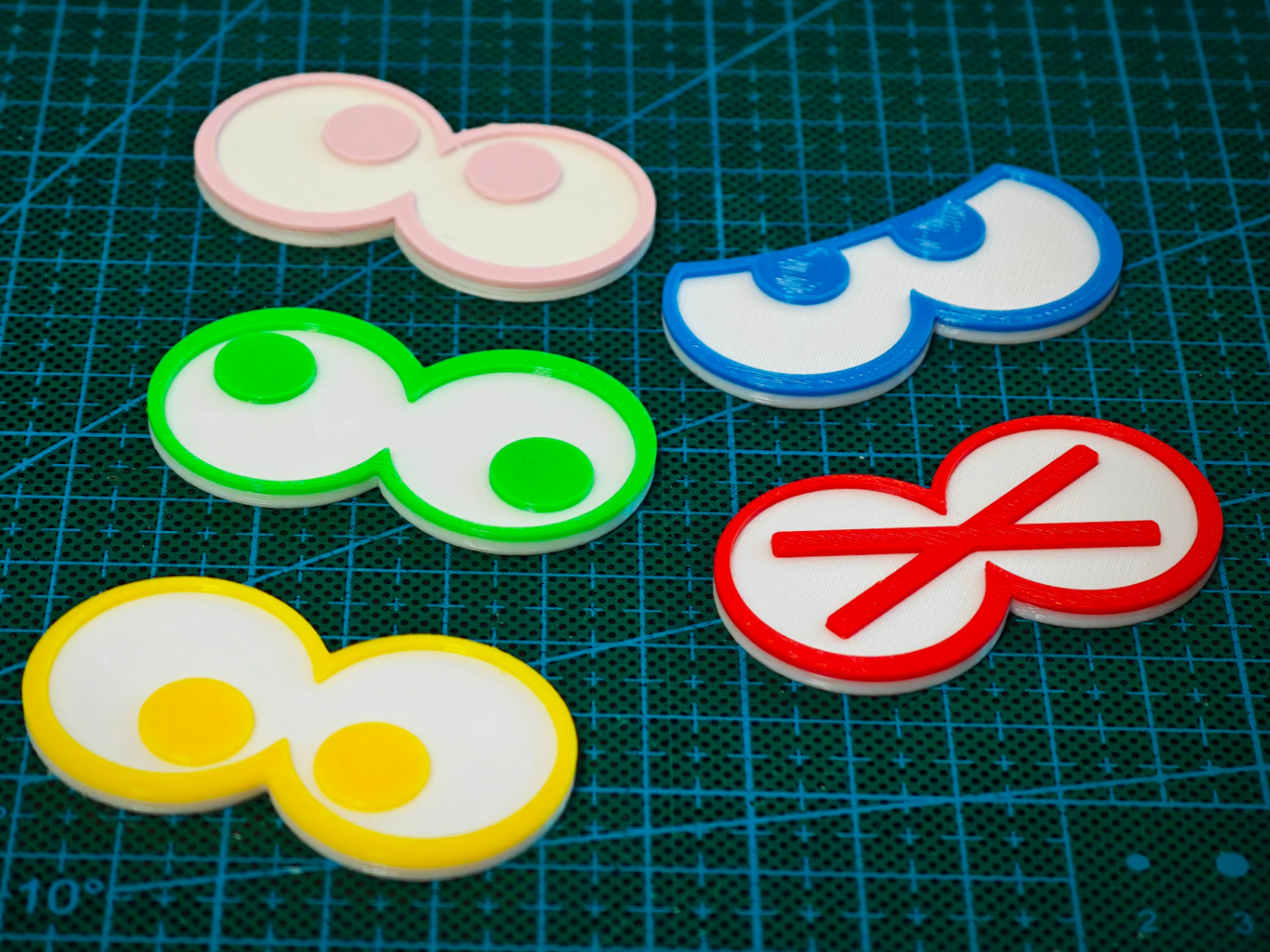 Splatoon喷喷眼睛挂环版加冰箱贴版