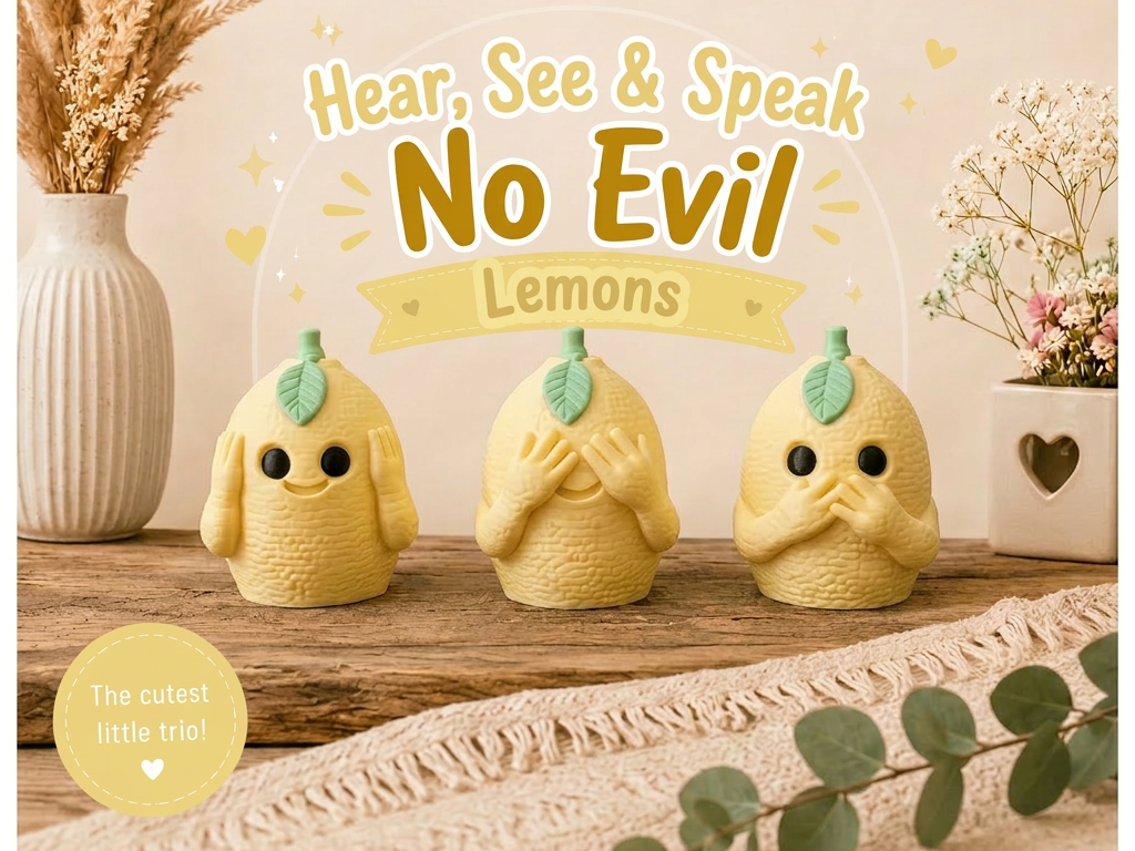 Hear, See & Speak No Evil Lemons
