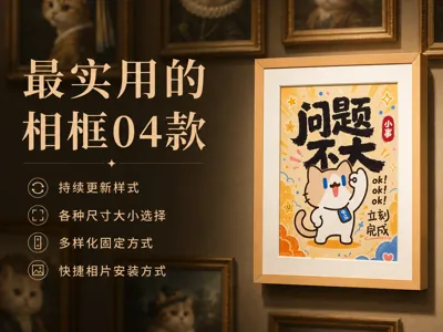 Salary Cat in a Picture Frame