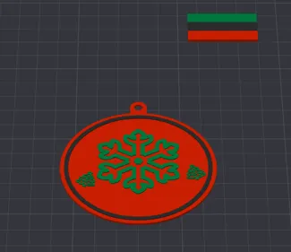 happy christmas keychain