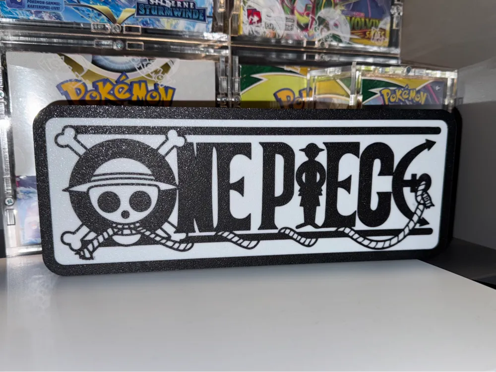 One Piece LED Sign - Free 3D Print Model - MakerWorld