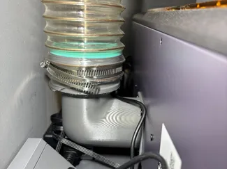 Adaptor for Falcon A1 Laser to 80mm Flexible  Duct