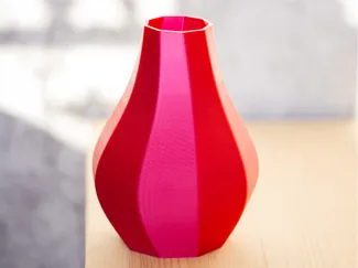 Eye-catching red Vase
